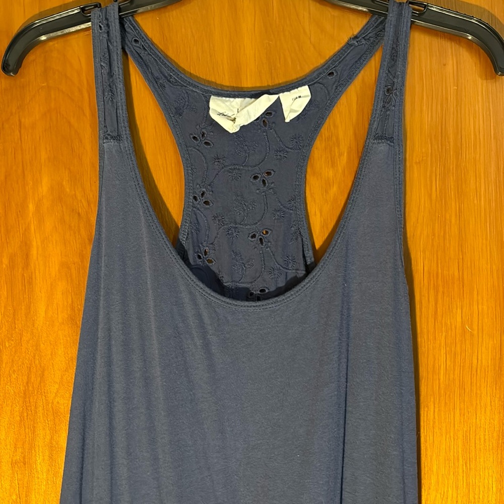 Lightweight dark blue maxi dress